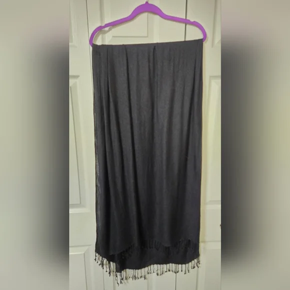 Ashley Cooper Black Scarf Shawl - Picture 4 of 7